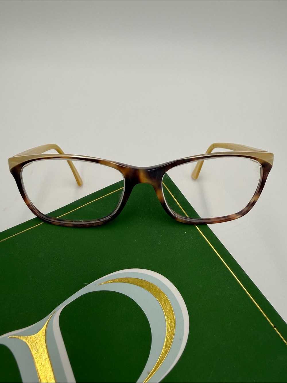 Women’s Tortoiseshell Cat-Eye Glasses - Brown/Cream